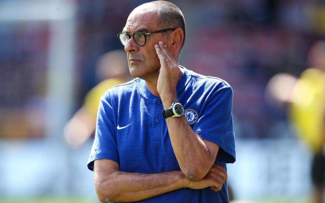 Sarri has relaxed some of his predecessor Antonio Conte's strict rules on nutrition  - Getty Images Europe