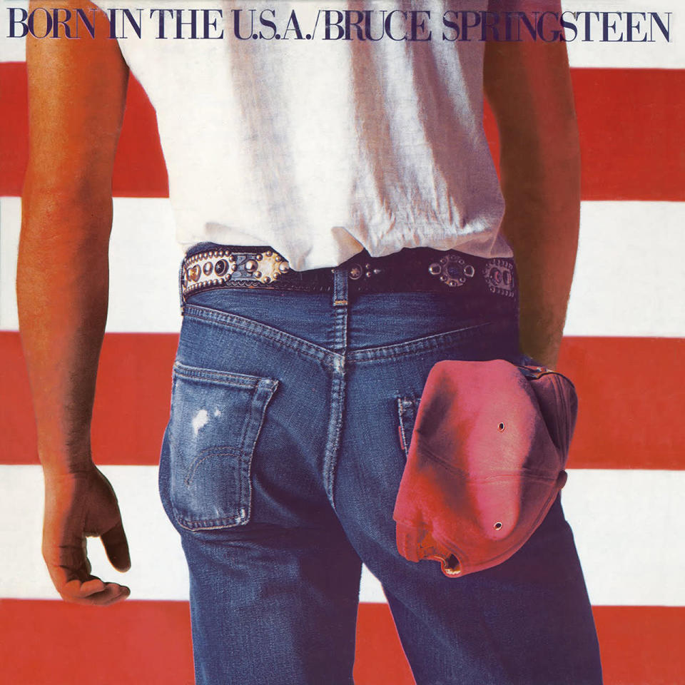 Bruce Springsteen wears 501s on the cover of “Born in the U.S.A.”