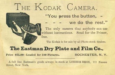 Just give it a try. <a href="https://commons.wikimedia.org/wiki/File:You_press_the_button,_we_do_the_rest_(Kodak).jpg" rel="nofollow noopener" target="_blank" data-ylk="slk:George Eastman Museum/Wikimedia Commons;elm:context_link;itc:0;sec:content-canvas" class="link ">George Eastman Museum/Wikimedia Commons</a>