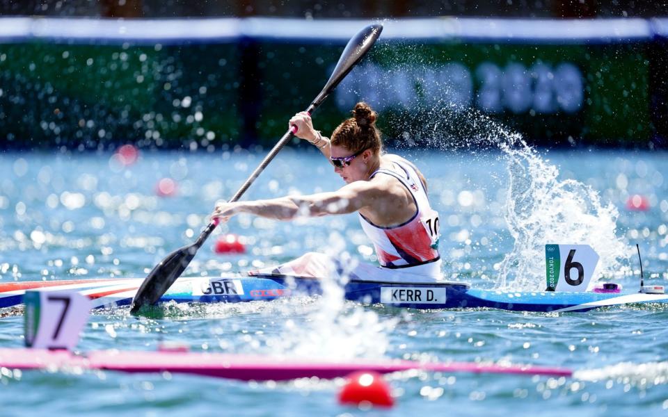 Great Britain's Deborah Kerr (finishing eighth) during Women's Kayak Single 200m Final A at the Sea Forest Waterway on the eleventh day of the Tokyo 2020 Olympic Games in Japan. Picture date: Tuesday August 3, 2021 - PA