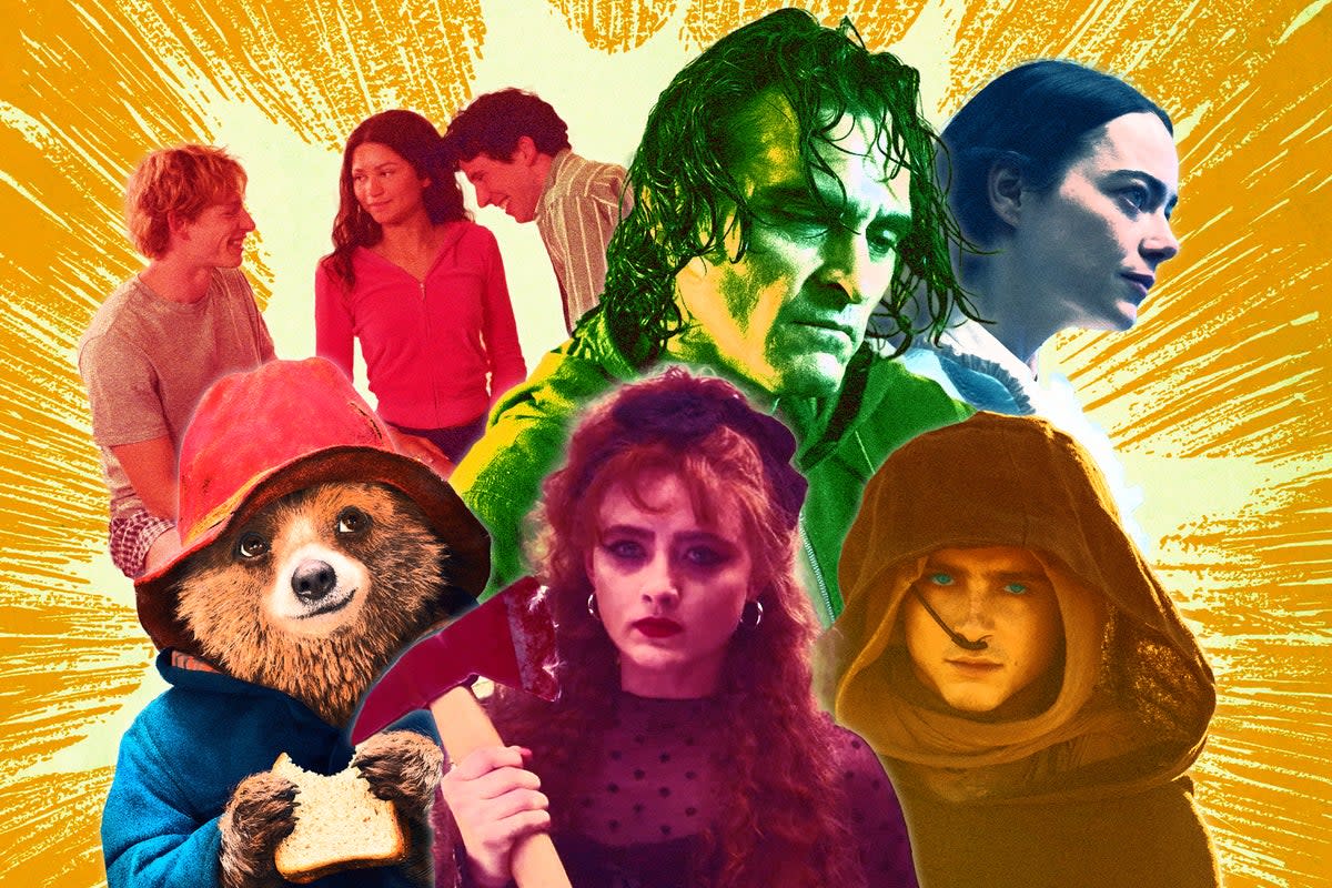 Mark in your diaries: ‘Challengers’, Paddington, ‘Lisa Frankenstein’, the sequel to Joaquin Phoenix’s Joker, ‘Dune: Part Two’ and ‘Poor Things’ head up our 2024 movie preview (iStock/Warner Bros/Focus Features/Searchlight)