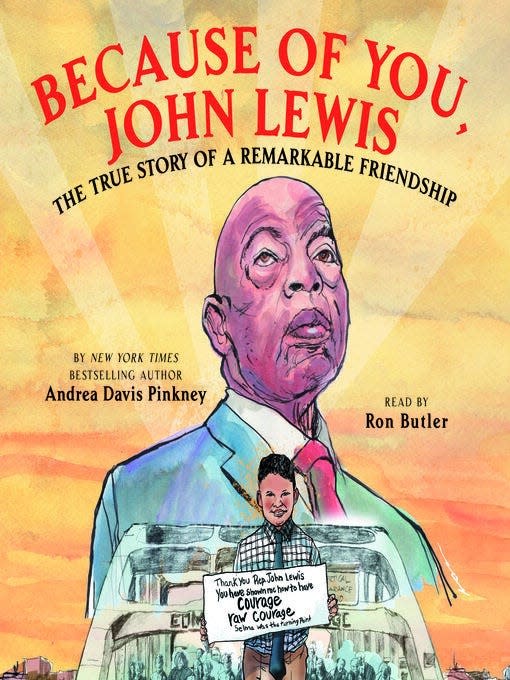 Wiggin Memorial Library will host a read-aloud of the book "Because of You, John Lewis" by Andrea Davis Pinkney on Wednesday, Jan. 17.