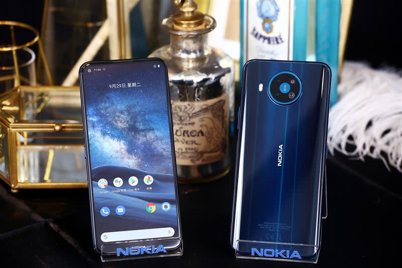  Nokia 首款5G手機亮相。（圖／業者提供）