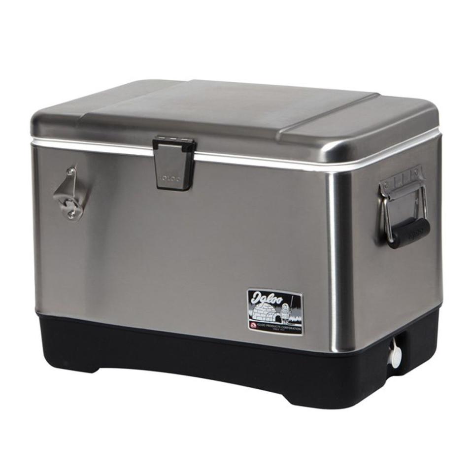 6) Stainless Steel 54-Quart Beverage Cooler