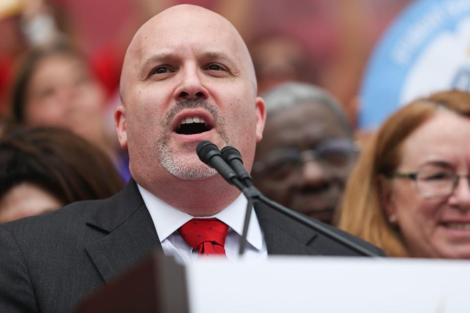 Andrew Spar, president of the Florida Education Association teachers union, issued a statement that said students deserve to "have professionally trained, experienced and supported teachers."