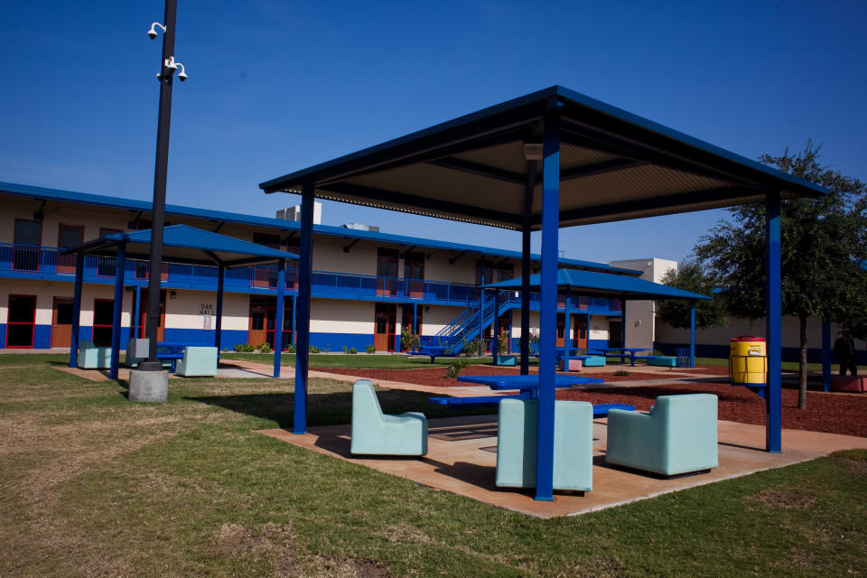 The Karnes County Residential Center houses mothers who enter&nbsp;the United States with their children. Most of them seek asylum or other forms of humanitarian exemption from deportation. (Photo: Drew Anthony Smith via Getty Images)