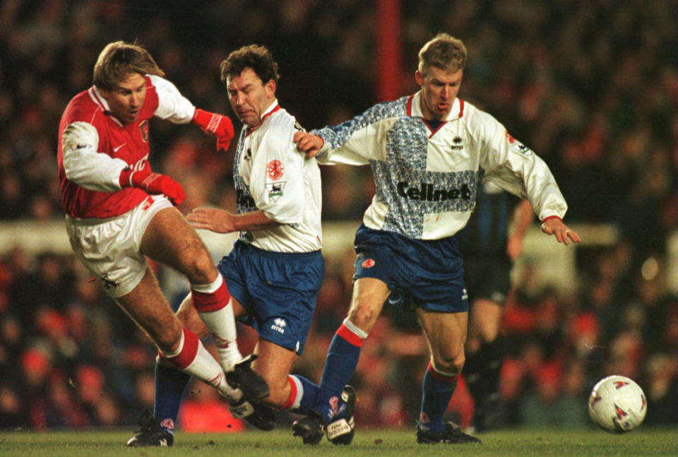 Still going strong: Bryan Robson played just a few days short of his 40th birthday