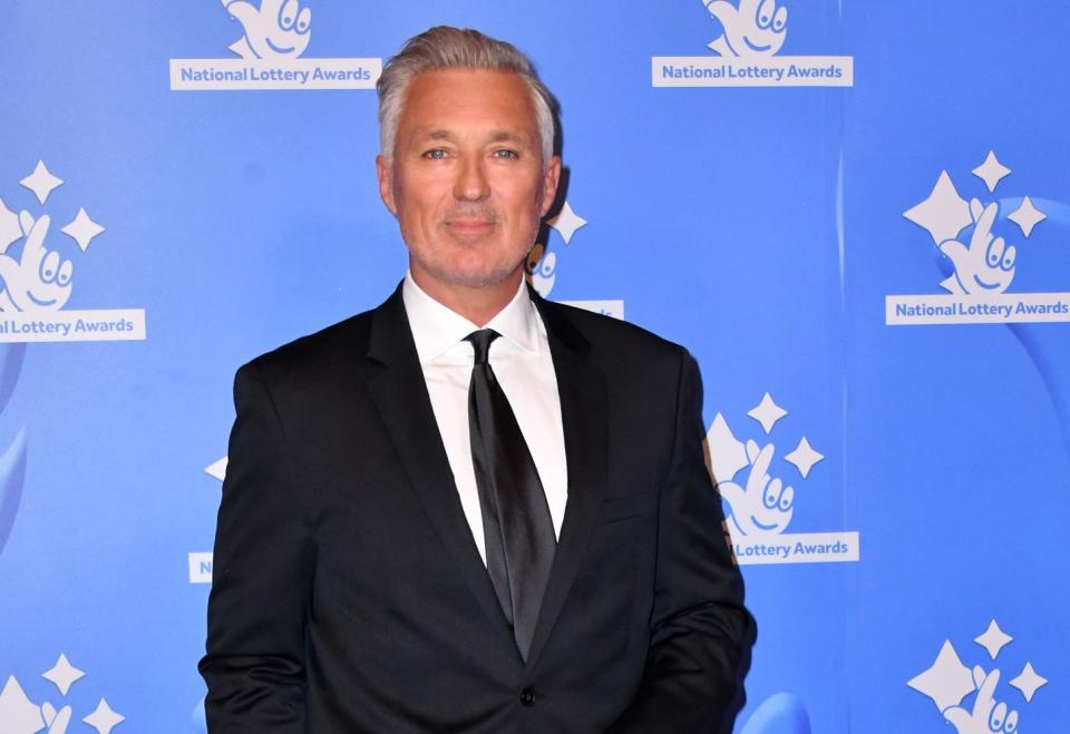 Martin spoke out at the National Lottery Awards. Copyright: [Rex]