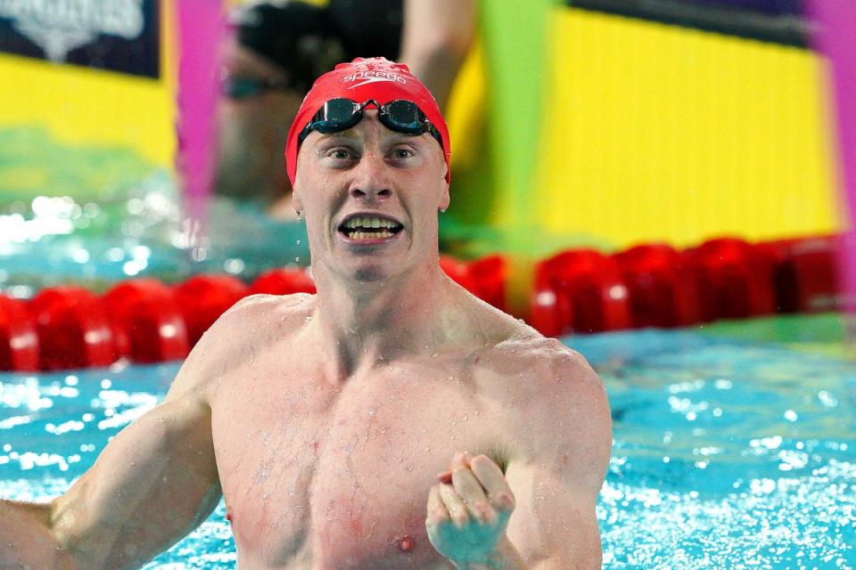 Tom Dean claimed an incredible seven medals at the Commonwealth Games in Birmingham (PA)