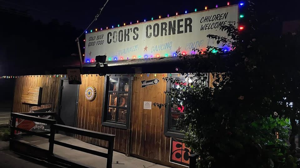 Cook's Corner bar is seen in an image taken prior to the night of the shooting. - From Cook's Corner/Facebook