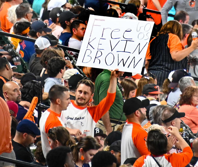 Orioles' Kevin Brown announcer suspension starts silly Angelos PR war