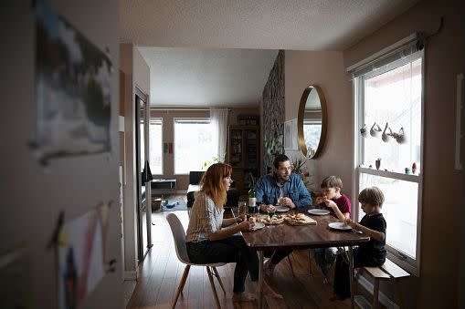 Keep meal times free from electronic devices, medical experts have urged (Getty)