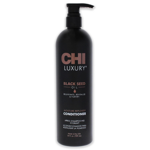 Chi Black Seed Oil Moisture Replenish Conditioner against white background