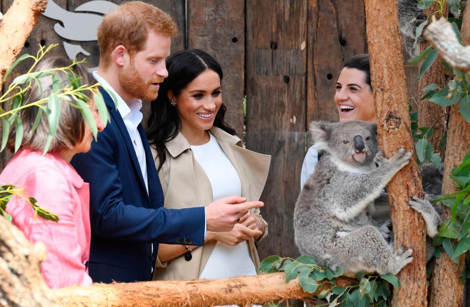 Meghan and Harry <a rel="nofollow noopener" href="https://people.com/royals/prince-harry-speech-upcoming-baby-meghan-markle-australia-tour/" target="_blank" data-ylk="slk:kicked off their royal tour Down Under;elm:context_link;itc:0;sec:content-canvas" class="link ">kicked off their royal tour Down Under</a> with a bang: by announcing they were <a rel="nofollow noopener" href="https://people.com/royals/meghan-markle-pregnant/" target="_blank" data-ylk="slk:expecting their first child;elm:context_link;itc:0;sec:content-canvas" class="link ">expecting their first child</a>!