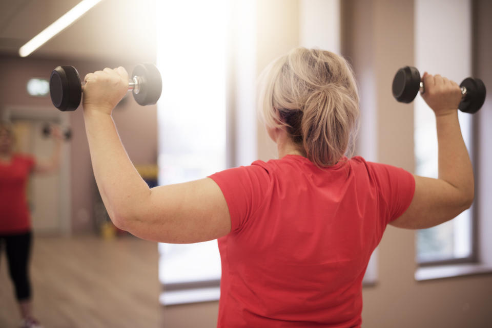 Woman working out. (Getty Images)