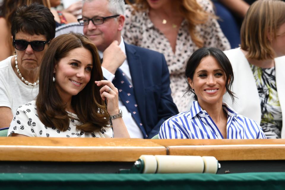 <h1 class="title">Meghan and Kate 2018 Wimbledon</h1><cite class="credit">Clive Mason/Getty Images</cite>