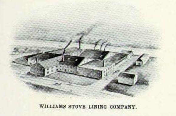 The Williams Stove Lining Company was once located on West Water Street.