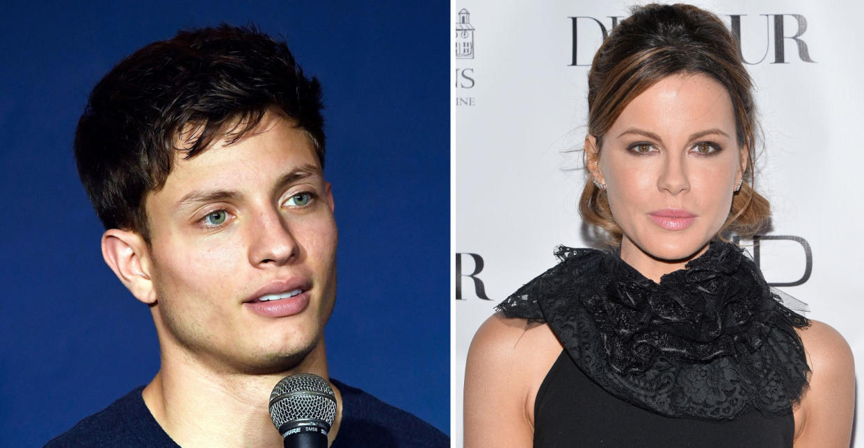 Matt Rife was in a relationship with Kate Beckinsale for a year. (Getty/PA Images)