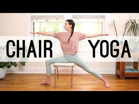 <p><strong>How long? </strong>17 minutes</p><p>A soft and gentle way to find mobility, this yoga flow helps keep you aware of your spine, working to create strength and stability throughout your whole back. </p><p><a href="https://www.youtube.com/watch?v=-Ts01MC2mIo&ab_channel=YogaWithAdriene" rel="nofollow noopener" target="_blank" data-ylk="slk:See the original post on Youtube;elm:context_link;itc:0;sec:content-canvas" class="link ">See the original post on Youtube</a></p>