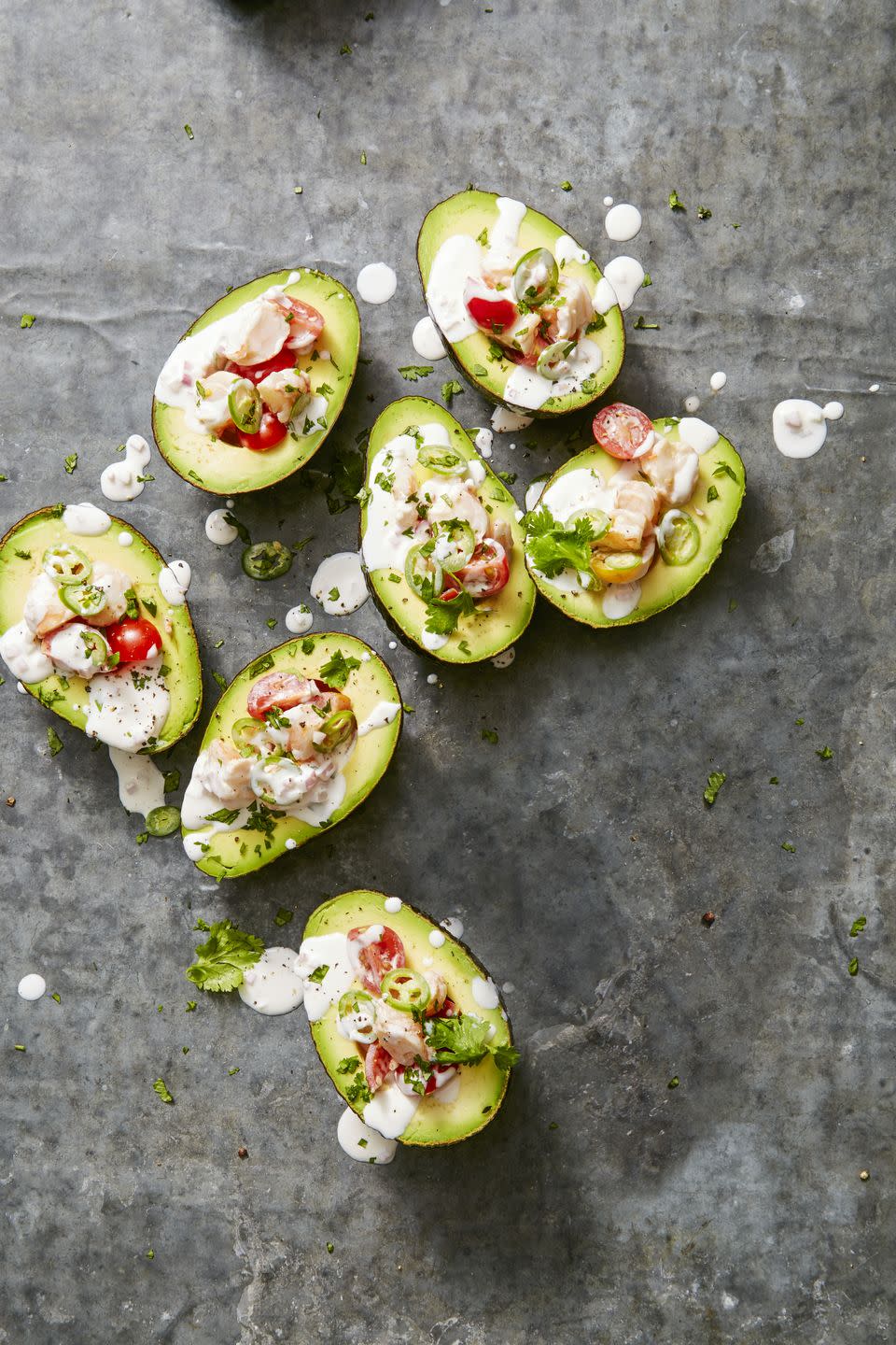 Citrusy Shrimp-Stuffed Avocados