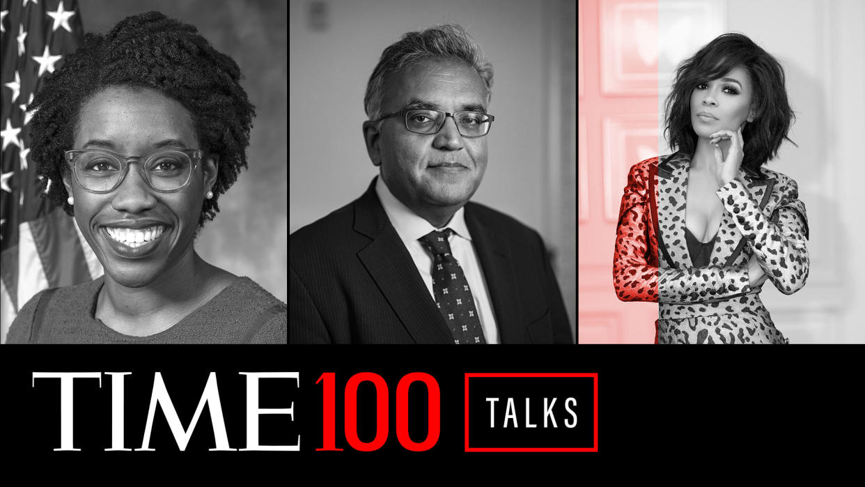 Time100 Talks featuring Lauren Underwood, Dr. Ashish Jha, and Michelle Williams