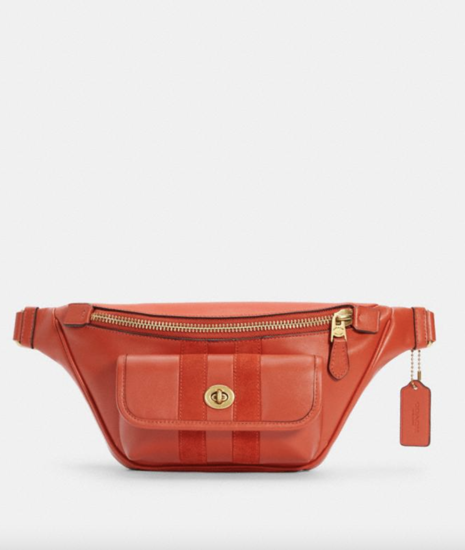 Heritage Belt Bag in Mango (Photo via Coach Outlet)