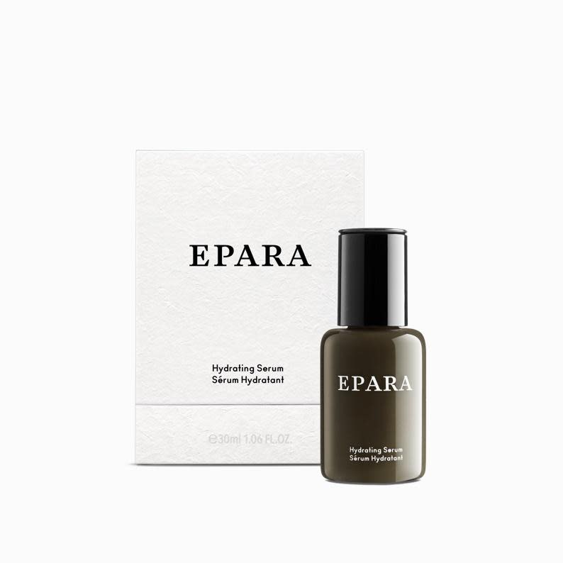 <p><a href="https://www.eparaskincare.com/collections/serums/products/hydrating-serum" rel="nofollow noopener" target="_blank" data-ylk="slk:Shop Now;elm:context_link;itc:0;sec:content-canvas" class="link ">Shop Now</a></p><p>Epara</p><p>£180.00</p><p>Epara</p><span class="copyright">Epara</span>