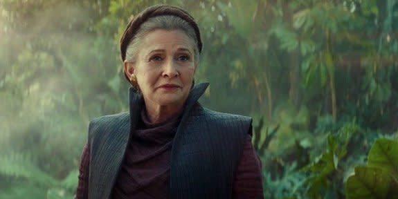 Carrie Fisher Leia Last Jedi