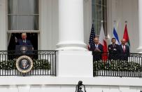 U.S. President Trump hosts leaders for Abraham Accords signing ceremony at the White House in Washington