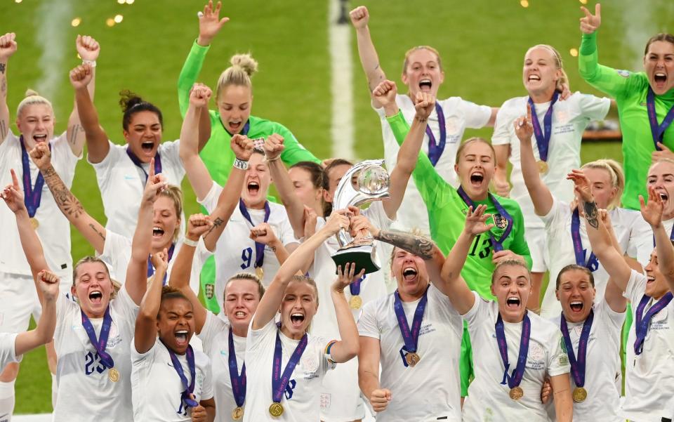 Chloe Kelly sends nation into raptures with extra-time Euros final winner for England - GETTY IMAGES