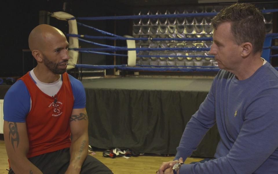 Owens meets Bradley Price who won the Commonwealth middleweight boxing title in 2006 but became bulimic to ensure he stayed in his weight class  - Credit: BBC Panorama /BBC Panorama 