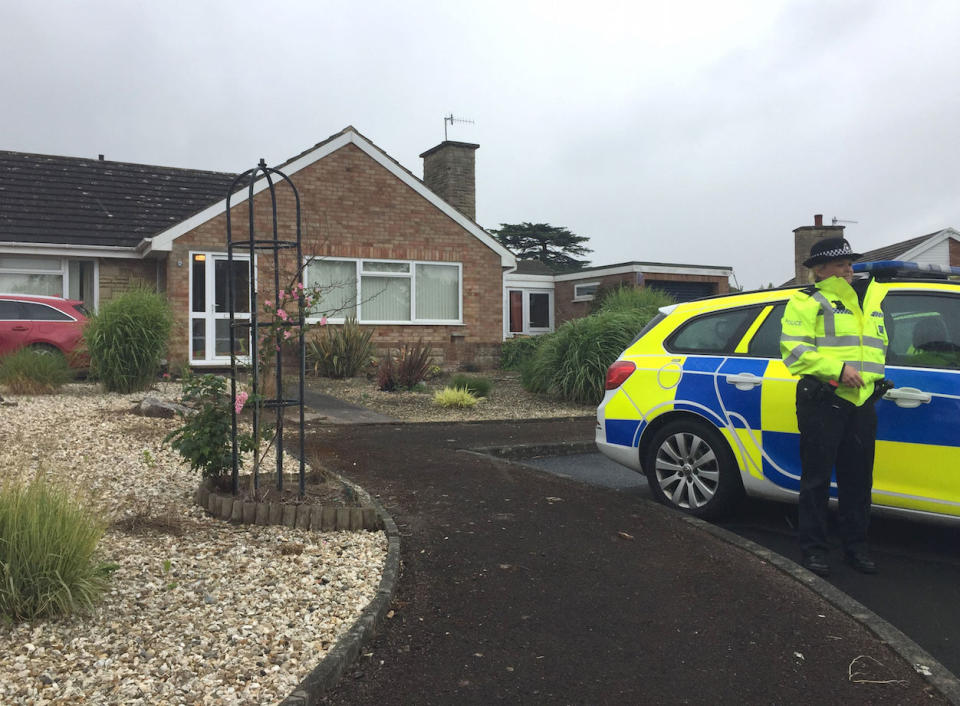 West Mercia Police officers searching a house in Kempsey, Worcestershire after female human remains were found in a septic tank on July 12. PRESS ASSOCIATION Photo. Picture date: Tuesday July 30, 2019. Detectives investigating the discovery  said they believe they belong to a farmer's wife who disappeared in 1982. Brenda Venables, 48, was reported missing from the couple's then home in Bestmans Lane, Kempsey, by her husband David. An 86-year-old man has been arrested on suspicion of murder and remains in custody. See PA story POLICE Kempsey. Photo credit should read: Richard Vernalls/PA Wire 