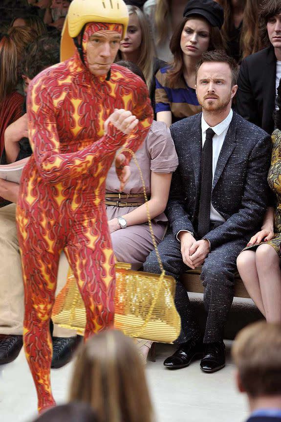 Aaron Paul's Crazy Dress Socks Are Worth Copping