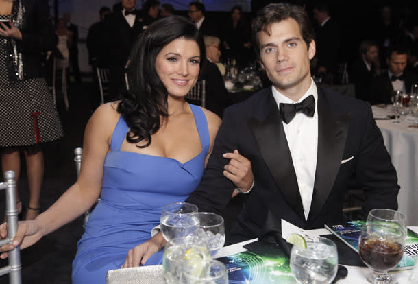 Henry Cavill and Girlfriend Gina Carano on the Red Carpet …