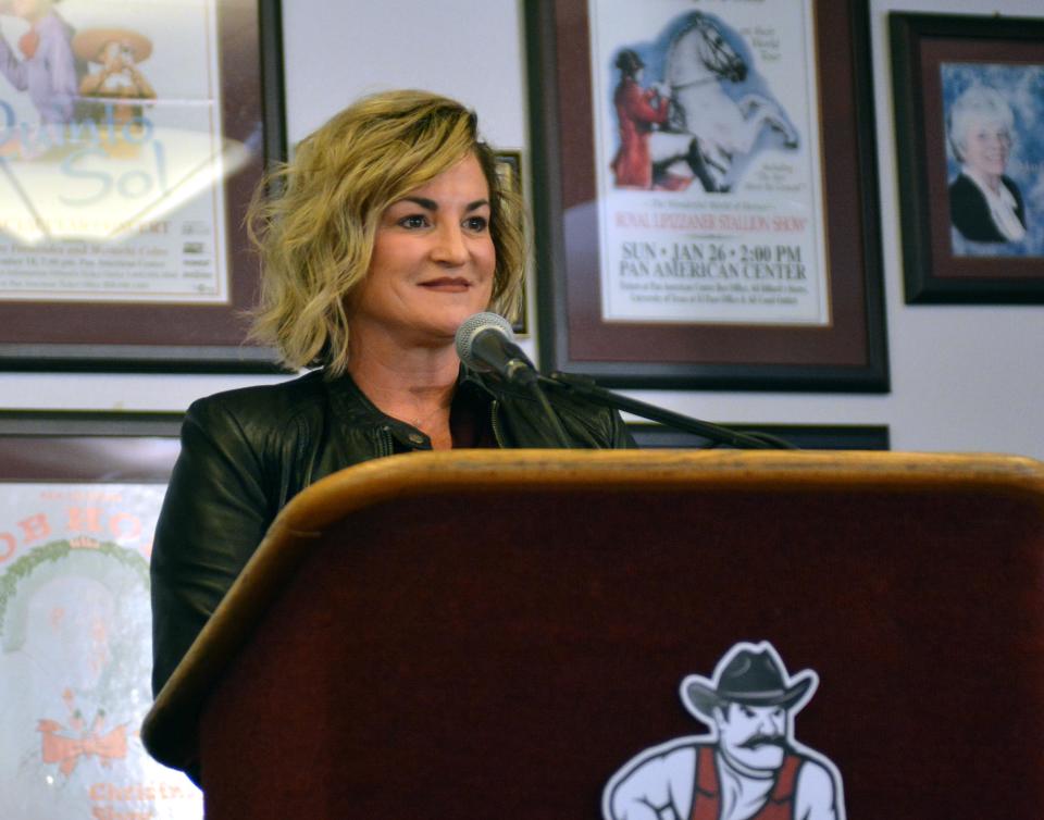 New Aggie Women's basketball coach Jody Adams-Birch.  Photo taken 4/1/22.