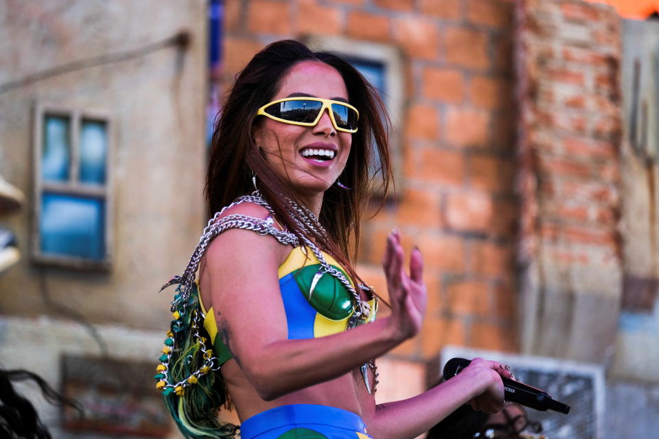 Anitta performs during the Coachella Valley Music and Arts Festival at the Empire Polo Club in Indio, California, U.S., April 22, 2022.  REUTERS/Maria Alejandra Cardona