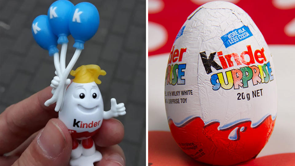 Many were offended by Kinder Surprise’s ‘KKK’ toy. Source: Facebook