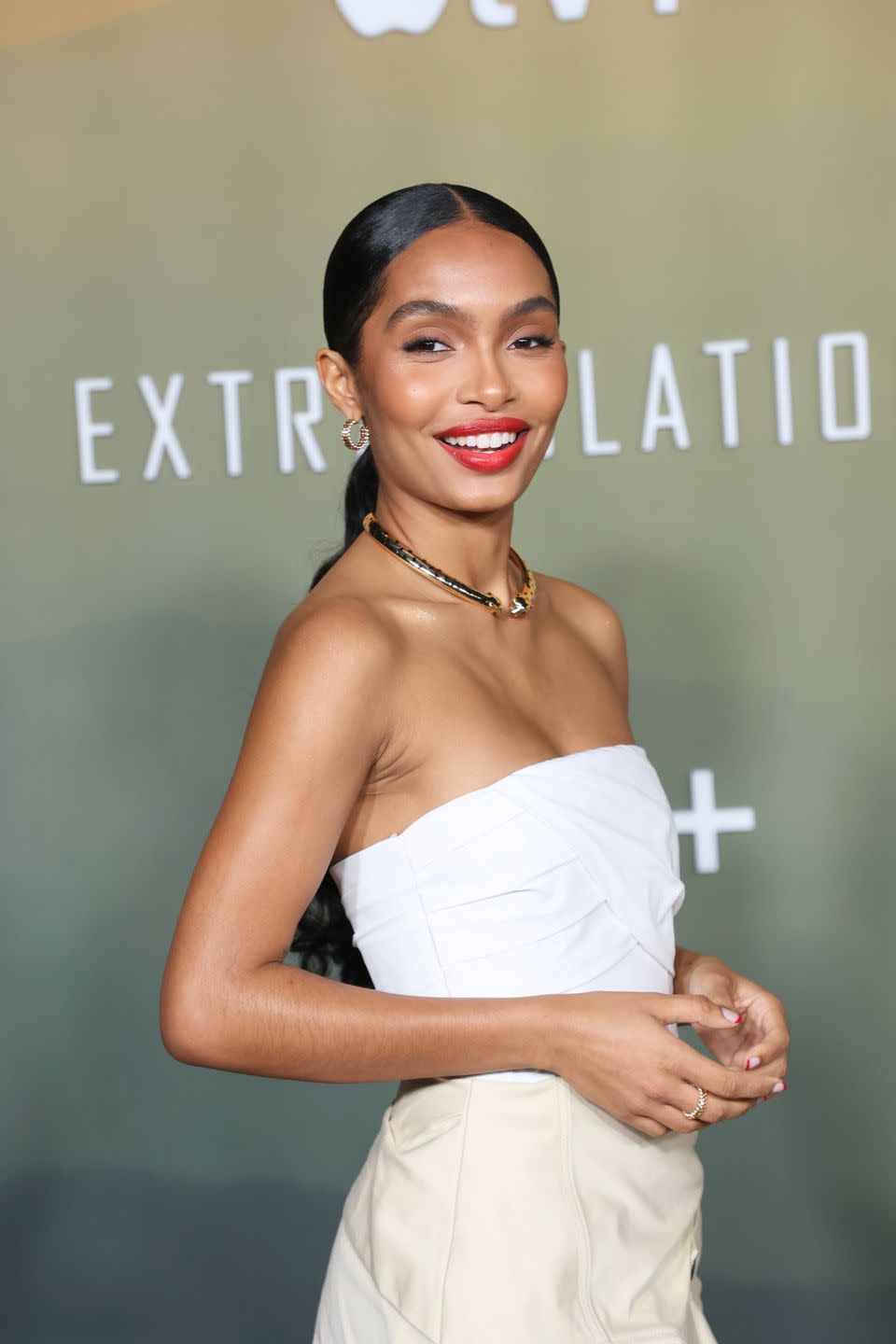 famous black women yara shahidi apple original series red carpet premiere event arrivals