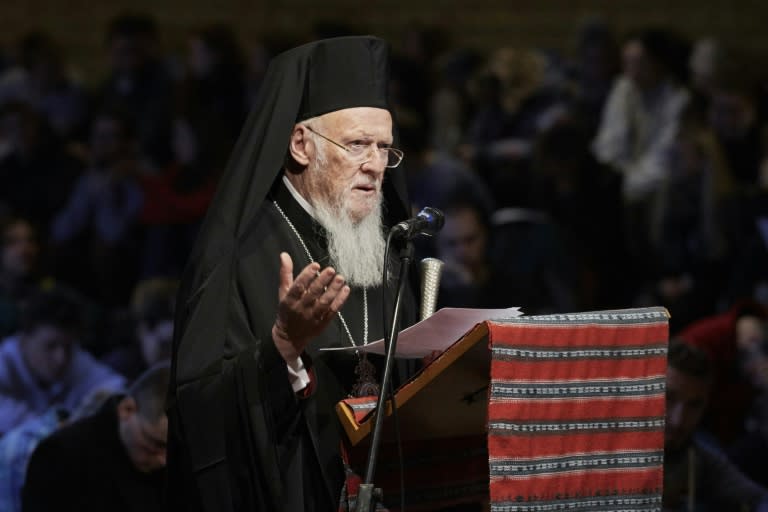 Patriarch Bartholomew I of Constantinople,known as "the first among equals" of Orthodox Christian leaders, holds the fate of the Russian and Ukrainian churches in his hands