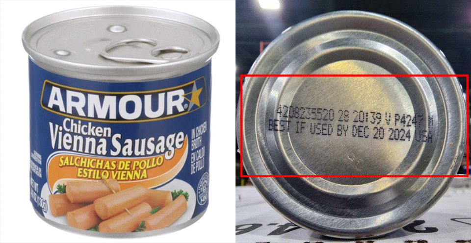 Conagra has recalled some canned meat products due to possible contamination / Credit: U.S. Department of Agriculture