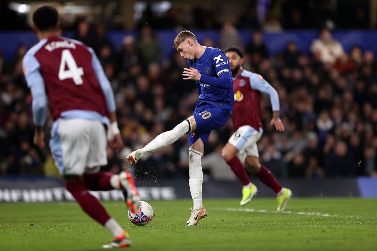 Palmer could not find his finishing touch against Villa (Getty Images)