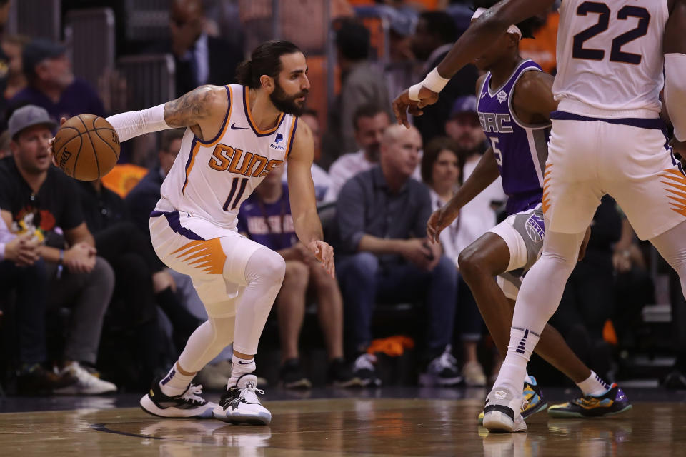 鳳凰城太陽後衛Ricky Rubio。 (Photo by Christian Petersen/Getty Images)