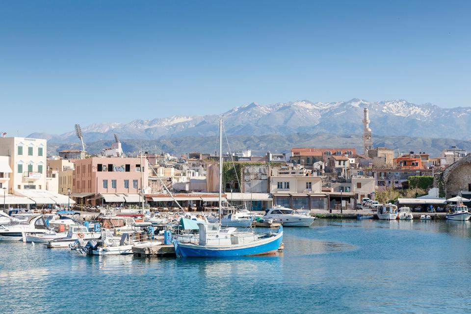 Greece, Crete, Harbour of Chania