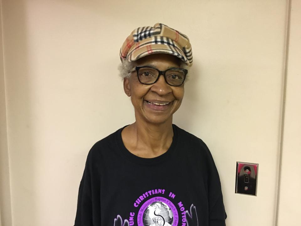 Bobbie N. Carruth attended church and worked her shift at the GM plant in Flint on Sunday, Sept. 15, 2019, then walked the picket line until 2 a.m. Monday, Sept. 16, 2019. This image was taken Sept. 16, 2019, at UAW Local 659.