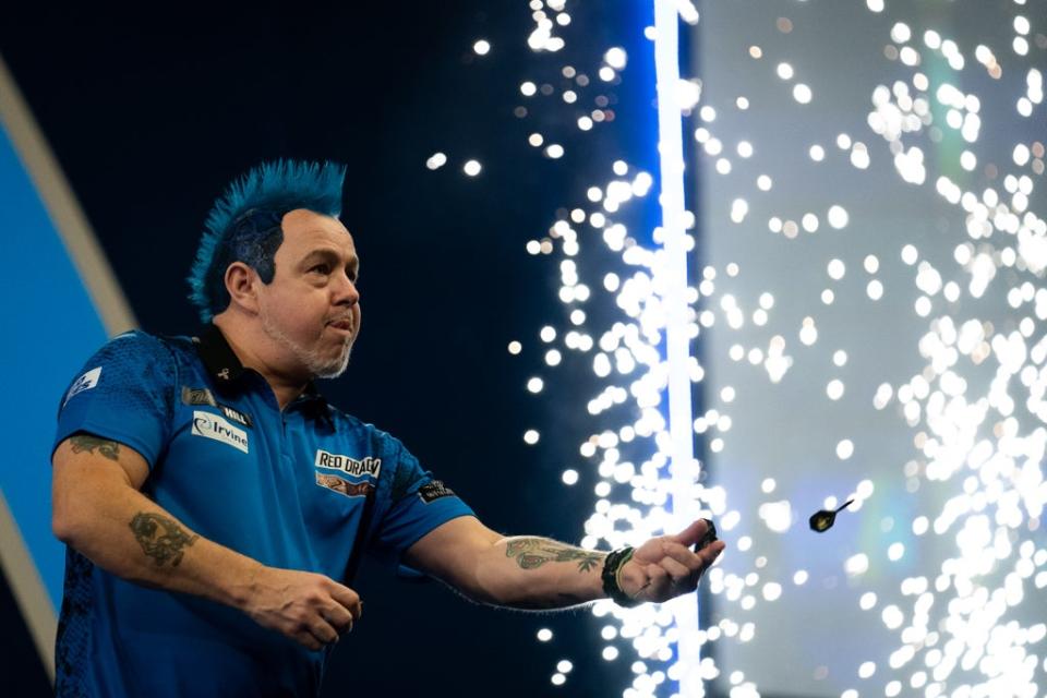 Peter Wright is through to the World Darts Championship final (Aaron Chown/PA) (PA Wire)