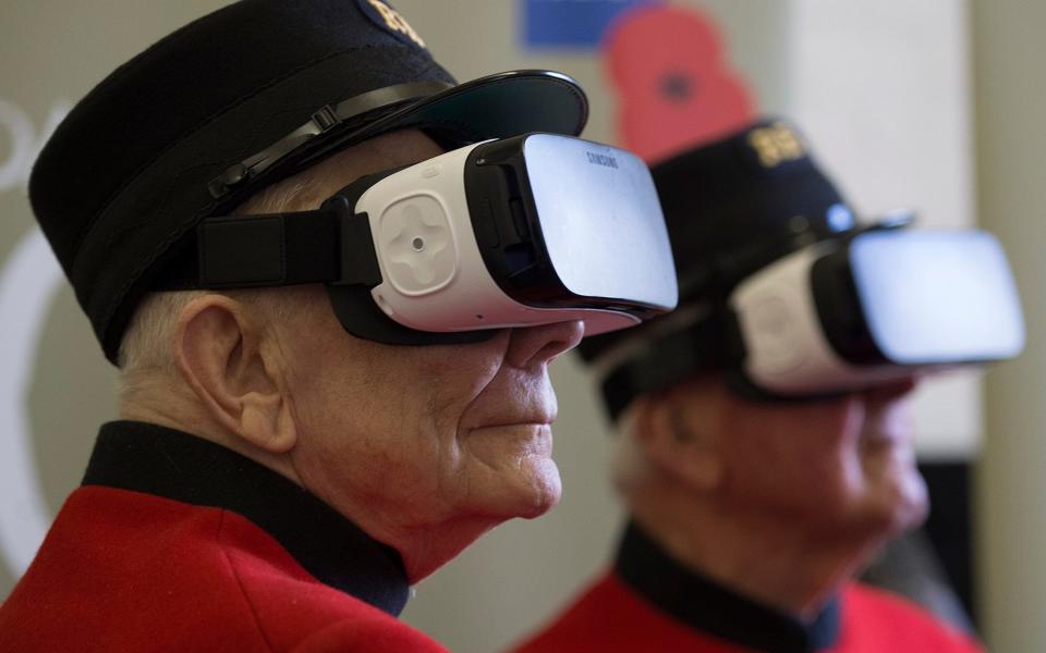 The Royal British Legion to launch Battle of Passchendaele virtual reality content with Dan Snow. To commemorate the WWI battle, the RBL has partnered with historian Dan Snow to create a series of virtual reality videos, from the experiences of those on the front line to nurses battling to treat the flood of casualties - Credit:  Eddie Mulholland for The Telegraph