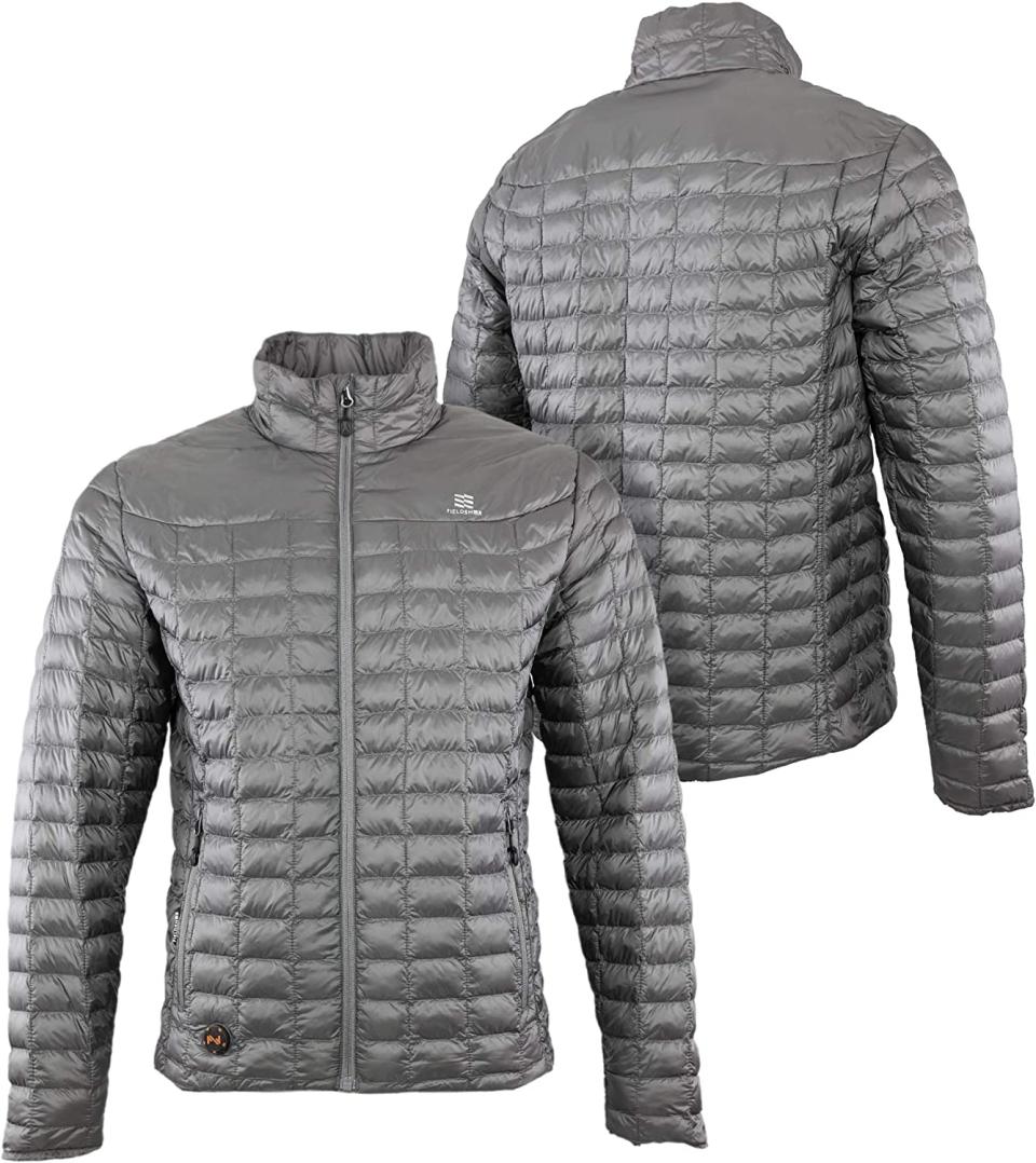 Fieldsheer Backcountry Men's Electric Heated Jacket, gray; best heated jackets
