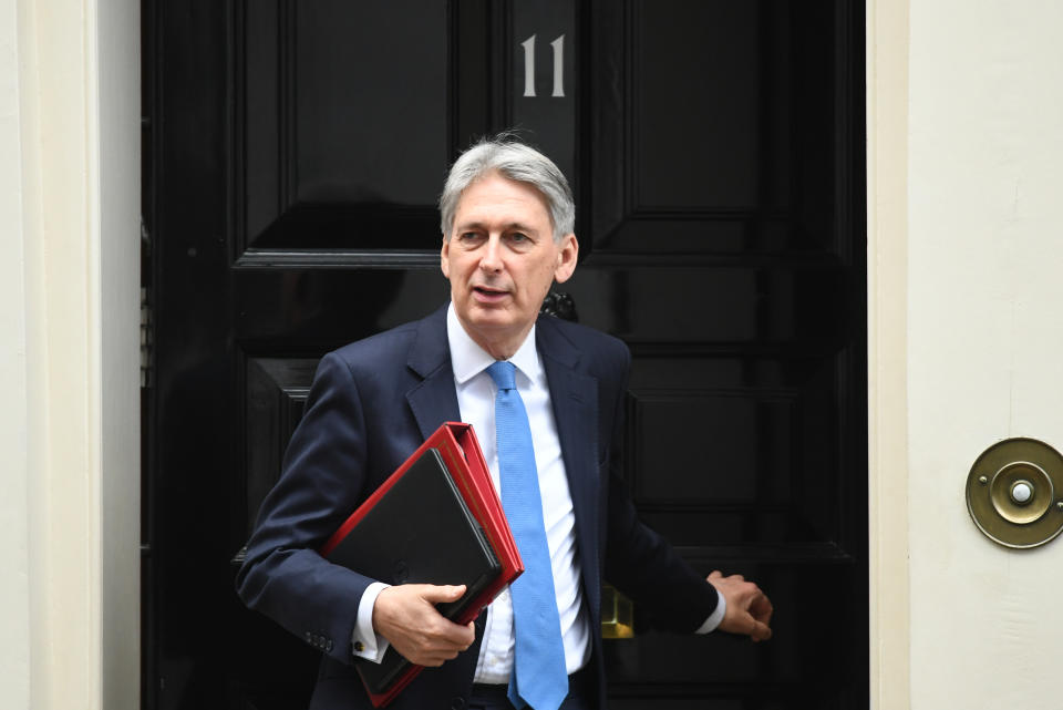 Chancellor Philip Hammond. Photo: Stefan Rousseau/PA Wire/PA Images.