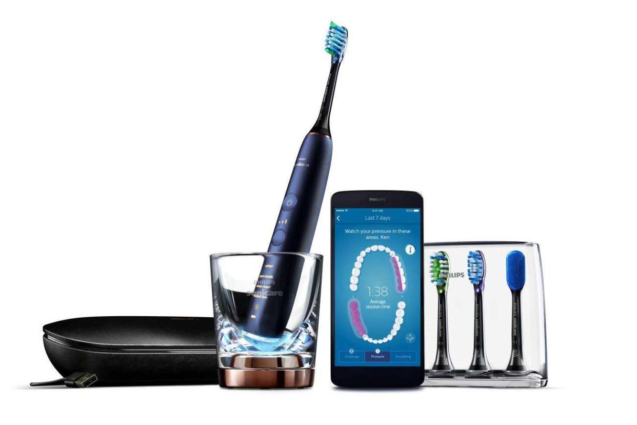 Philips Sonicare DiamondClean Smart 9750 Rechargeable Electric Toothbrush