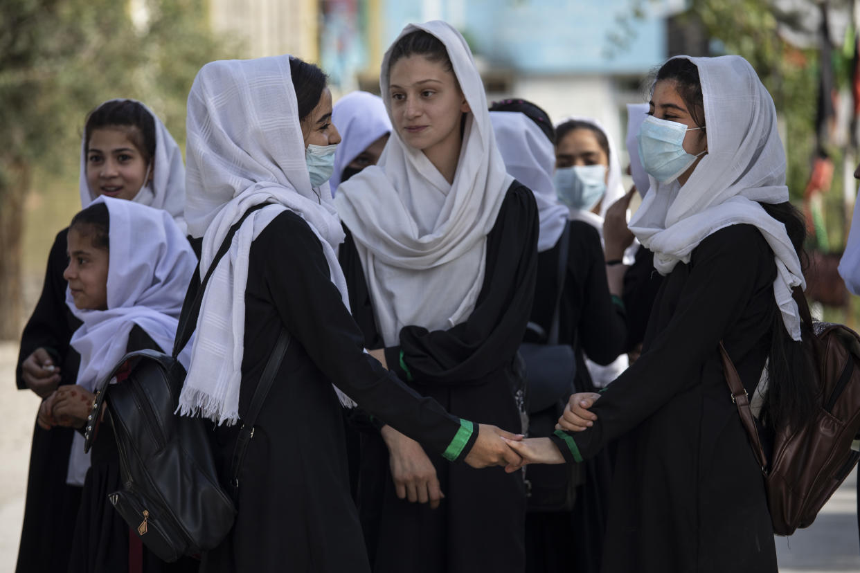 Afghan female students